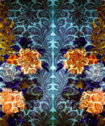 Midnight Flowers Blue